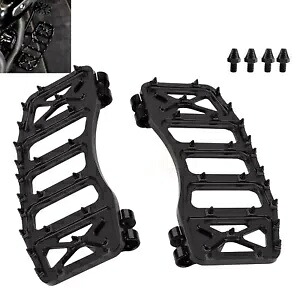CNC MX スタイル フットペグ フロアボード ハーレー ツーリング ストリート グライド ソフテイル ダイナ用 CNC MX Style Foot Pegs Floorboards For Harley Touring Street Glide Softail Dyna 【並行輸入品】