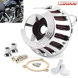 クロームエアクリーナーインテークフィルター ハーレー M8 ツーリング 2017-2023 ソフテイル 2018-24用 Chrome Air Cleaner Intake Filter For Harley M8 Touring 2017-2023 Softail 2018-24 【並行輸入品】