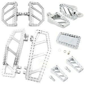 Riot フロアボード フットペグ シフターペグキット ハーレーツーリング ストリートグライド ダイナ用 Riot Floorboards Foot Pegs Shifter Peg Kit For Harley Touring Street Glide Dyna 【並行輸入品】
