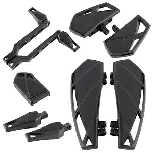 ブラックフットペグドライバーフロアボードシフトレバーペグハーレーツーリングソフテイルフロリダ用 Black Foot Pegs Driver Floorboard Shift Lever Pegs For Harley Touring Softail FL 【並行輸入品】