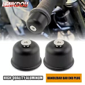 ペアハンドルバーエンドプラグトライアンフスクランブラー 1200 ボンネビル T120/T100 ブラック Pair Handle Bar Ends Plugs For Triumph Scrambler 1200 Bonneville T120/T100 Black 【並行輸入品】