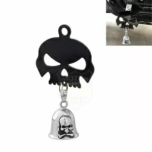 オートバイスカルベルハンガー/マウントボルト&リングキットハーレーホンダカフェレーサー用 Motorcycle Skull Bell Hanger / Mount Bolt & Ring Kit For Harley Honda Cafe Racer 【並行輸入品】