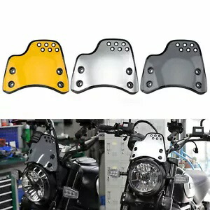 フロントガラスフロントガラスホルダープロテクタースクリーン Ducati スクランブラー 400 800 Front Windshield Windscreen Holder Protector Screen For Ducati Scrambler 400 800 【並行輸入品】