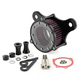 ミニエアクリーナーインテークフィルターハーレーツーリングストリートグライドFLHXソフテイルダイナ用 Mini Air Cleaner Intake Filter For Harley Touring Street Glide FLHX Softail Dyna 【並行輸入品】