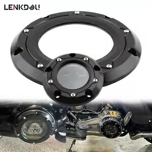 クリアダービータイマータイミングカバーハーレーダイナツーリングエレクトラグライドロードグライド用 Clear Derby Timer Timing Covers For Harley Dyna Touring Electra Glide Road Glide 【並行輸入品】