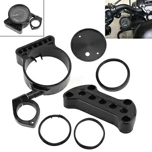 39 ミリメートルサイドスピードメーターブラケット再配置インジケータクランプハーレースポーツスター XL 39mm Side Speedometer Bracket Relocation Indicator Clamp For Harley Sportster XL 【並行輸入品】
