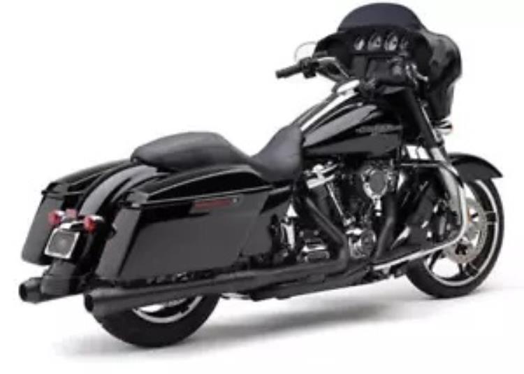 コブラ エル ディアブロ デュアル マフラー ブラック ハーレー M8 ツーリング 2017-2023 Cobra El Diablo Dual Mufflers Black Harley M8 Touring 2017-2023 【並行輸入品】
