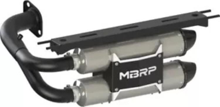 MBRP パワーテック 4 スリップオンエキゾースト #AT-9100PT ホンダに適合 MBRP Power Tech 4 Slip-On Exhaust #AT-9100PT fits Honda 【並行輸入品】
