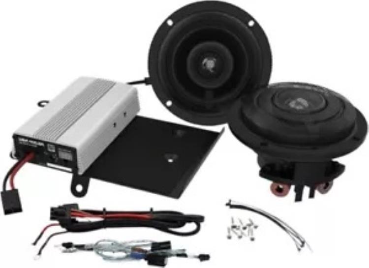 Hogtunes Wild Boar フロントスピーカー&アンプキット 400W #WBASG KIT.2R Hogtunes Wild Boar Front Speaker & Amplifier Kit 400W #WBASG KIT.2R 【並行輸入品】