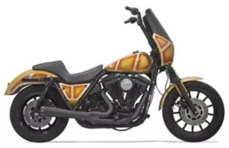 Bassani Road Rage 2:1 ショート メガホン エキゾースト システム ブラック #1FXR2B Bassani Road Rage 2:1 Short Megaphone Exhaust System Black #1FXR2B 【並行輸入品】｜カスタムパーツ WORLD倉庫