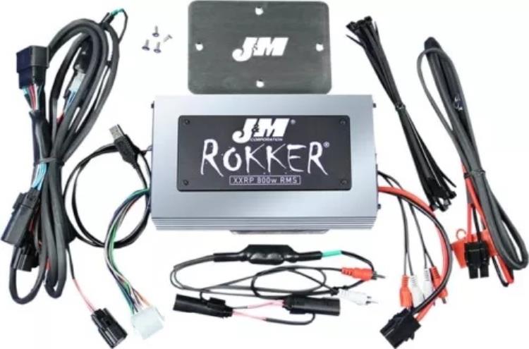 J&M Rokker 800W プログラマブル アンプ キット 4 チャンネル #JAMP-800HR16ULP J&M Rokker 800W Programmable Amplifier Kit 4-Channel #JAMP-800HR16ULP 【並行輸入品】