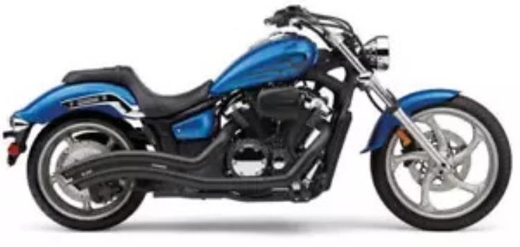 コブラ スピードスター スイープ エキゾースト システム ブラック ヤマハ XVS1300C ストライカー 11-17 に適合 Cobra Speedster Swept Exhaust System Black fits Yamaha XVS1300C Stryker 11-17 【並行輸入品】