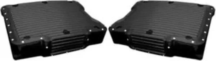 Covingtons ディンプルロッカーボックスカバー ブラック #C1292-B ハーレーダビッドソン Covingtons Dimpled Rocker Box Covers Black #C1292-B Harley Davidson 【並行輸入品】
