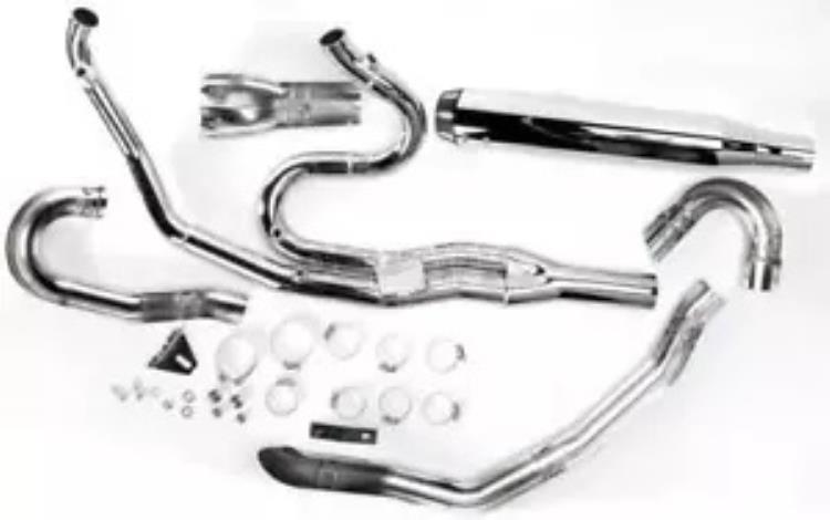 Bassani ロードレイジ ストレートカン 2into1 フルエキゾースト クローム #1S94R Bassani Road Rage Straight Can 2-into-1 Full Exhaust System Chrome #1S94R 【並行輸入品】｜カスタムパーツ WORLD倉庫