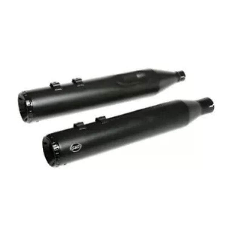 S&S GNX スリップオンマフラー ブラック #550-0990 ハーレーダビッドソン S&S GNX Slip-On Mufflers Black #550-0990 Harley Davidson 【並行輸入品】|カスタムパーツ WORLD倉庫