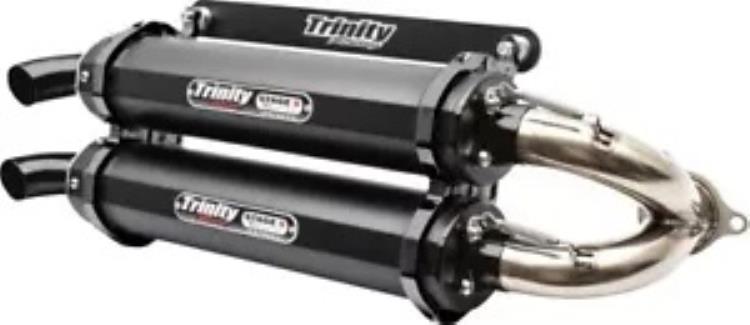 Trinity Racing Stage 5 スリップオン エキゾースト ブラック セラコート #TR-4152S-C2 ポラリス Trinity Racing Stage 5 Slip-On Exhaust Black Cerakote #TR-4152S-C2 Polaris 【並行輸入品】