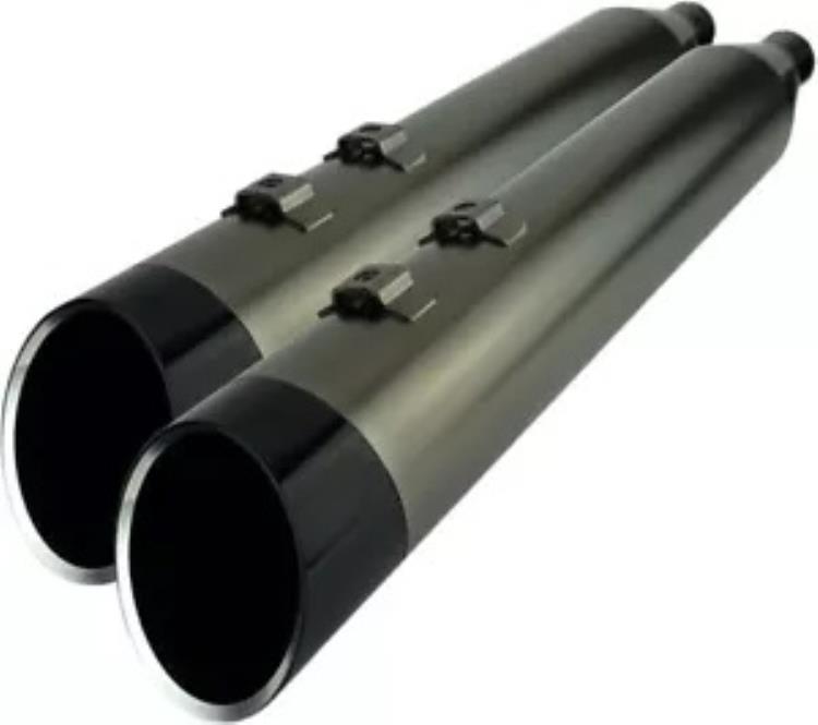 Khrome Werks HP-Plus スリップオンエキゾースト エッジチップ付き スモーククローム #202655 Khrome Werks HP-Plus Slip-On Exhaust with Edge Tips Smoke Chrome #202655 【並行輸入品】