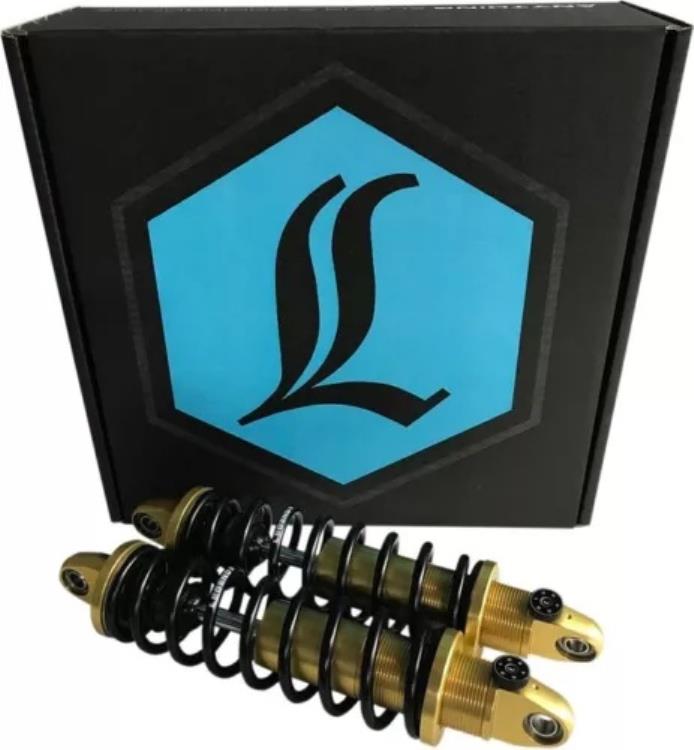 Legend REVO-A アジャスタブルショック 13 インチ ゴールド ハーレーダビッドソン ダイナ Legend REVO-A Adjustable Shocks 13" Gold Harley Davidson Dyna 【並行輸入品】｜カスタムパーツ WORLD倉庫