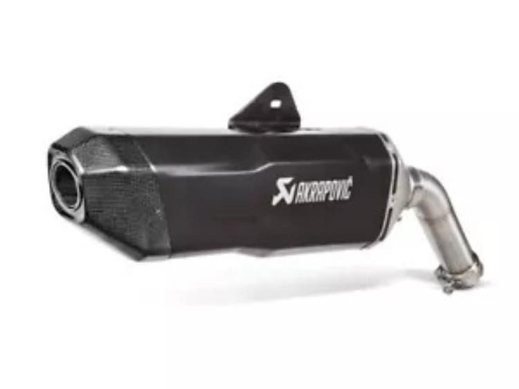 アクラポビッチ スリップオン マフラー ブラック チタン/カーボンファイバー BMW F 800 GS 2024 Akrapovic Slip-On Muffler Black Titanium/Carbon Fiber BMW F 800 GS 2024 【並行輸入品】