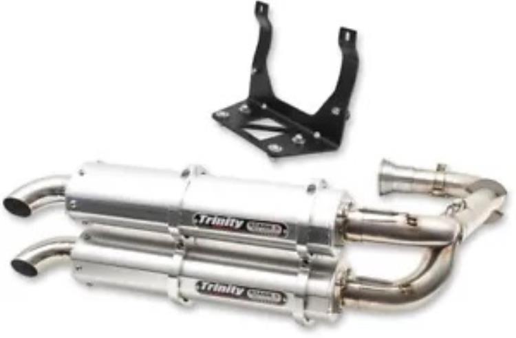 トリニティレーシング ステージ5 デュアルフルエキゾーストシステム ブラッシュド #TR-4151D Can-Am Trinity Racing Stage 5 Dual Full Exhaust System Brushed #TR-4151D Can-Am 【並行輸入品】