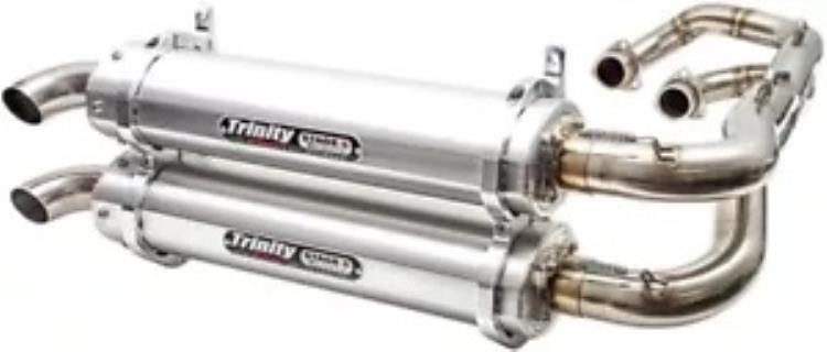 Trinity Racing Stage 5 デュアル フル エキゾースト システム ブラッシュド ポラリス RZR S 1000 2016 Trinity Racing Stage 5 Dual Full Exhaust System Brushed Polaris RZR S 1000 2016 【並行輸入品】