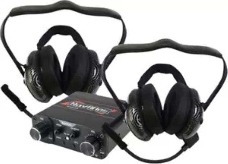 NavAtlas コンパクト インターコム/頭後ろヘッドセット バンドル NavAtlas Compact Intercom/Behind-The-Head Headset Bundle 【並行輸入品】
