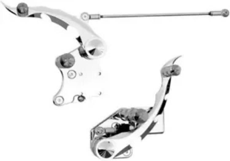 Accutronix トライバル フォワード コントロール (マスター シリンダー付き) ハーレーダビッドソン ソフテイル Accutronix Tribal Forward Controls with Master Cylinder Harley Davidson Softail 【並行輸入品】