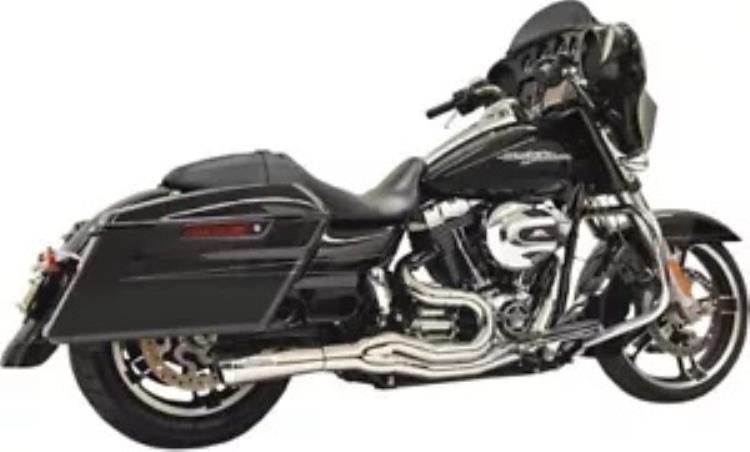 Bassani Road Rage II ミッドレングス 2:1 フルエキゾースト クローム #1F72C Bassani Road Rage II Mid-Length 2:1 Full Exhaust System Chrome #1F72C 【並行輸入品】