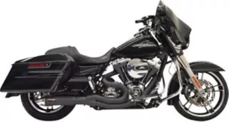 Bassani Road Rage II Hot Rod Turnout 2:1 フルエキゾースト システム ブラック #1F68B Bassani Road Rage II Hot Rod Turnout 2:1 Full Exhaust System Black #1F68B 【並行輸入品】|カスタムパーツ WORLD倉庫