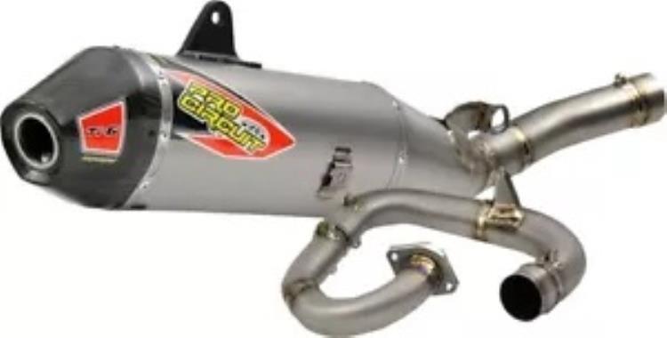 プロサーキット Ti-6 フルエキゾーストシステム チタン/カーボンエンド ヤマハ YZ450F に適合 Pro Circuit Ti-6 Full Exhaust System Titanium/Carbon End fits Yamaha YZ450F 【並行輸入品】