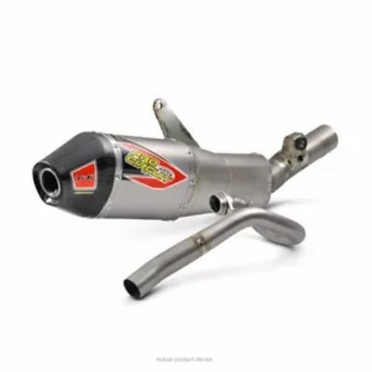 Pro Circuit Ti-6 フルエキゾーストシステム チタン/カーボンエンド ホンダ CRF 450 に適合 Pro Circuit Ti-6 Full Exhaust System Titanium/Carbon End fits Honda CRF 450 【並行輸入品】|カスタムパーツ WORLD倉庫