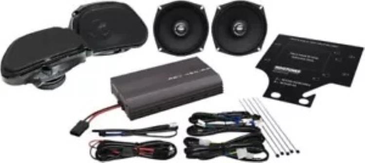 Hogtunes Gen 3 スピーカー & アンプキット 200W ハーレーダビッドソン ロードグライド 2011-2013 Hogtunes Gen 3 Speaker & Amplifier Kit 200W Harley Davidson Road Glide 2011-2013 【並行輸入品】｜カスタムパーツ WORLD倉庫