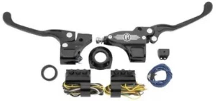 パフォーマンスマシン ハンドコントロールキット コントラストカット ケーブルクラッチ #0062-4019-BM Performance Machine Hand Control Kit Contrast Cut Cable Clutch #0062-4019-BM 【並行輸入品】|カスタムパーツ WORLD倉庫