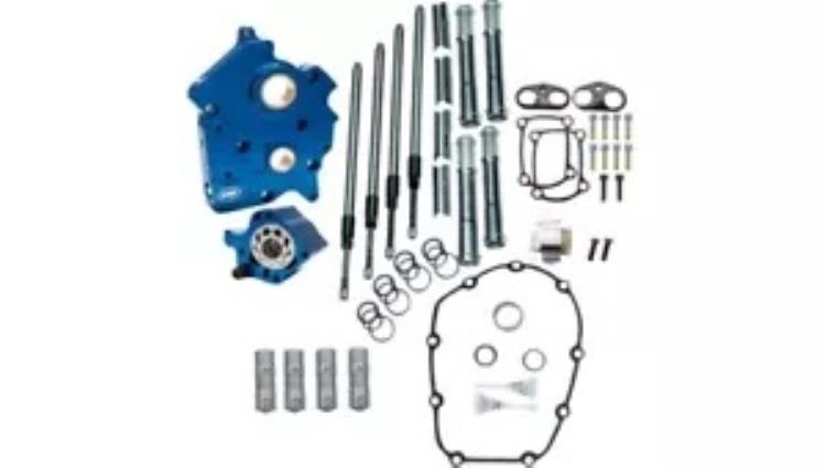 S&S サイクル チェーン ドライブ カム チェスト キット カムなし 油冷クローム #310-1263 S&S Cycle Chain Drive Cam Chest Kit Without Cams Oil Cooled Chrome #310-1263 【並行輸入品】｜カスタムパーツ WORLD倉庫