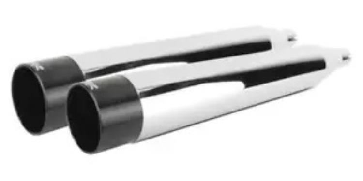 Two Brothers Racing デュアル スリップオン マフラー クローム アルミニウム エンド キャップ付き Two Brothers Racing Dual Slip-On Mufflers Chrome with Aluminum End Cap 【並行輸入品】|カスタムパーツ WORLD倉庫