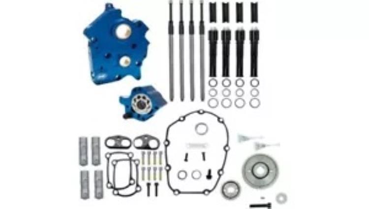 S&S サイクル ギア ドライブ カム チェスト キット カムなし 水冷 ブラック #310-1260 S&S Cycle Gear Drive Cam Chest Kit Without Cams Water Cooled Black #310-1260 【並行輸入品】