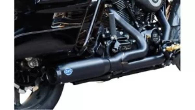 S&Sサイクル予選レース 2:1フルエキゾーストシステム ブラック #550-1109 ハーレーダビッドソン S&S Cycle Qualifier Race 2:1 Full Exhaust System Black #550-1109 Harley Davidson 【並行輸入品】