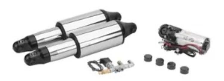 アーノット アジャスタブル フォックス シリーズ エア サスペンション スタンダード クローム #MC-2907 Arnott Adjustable Fox Series Air Suspension Standard Chrome #MC-2907 【並行輸入品】