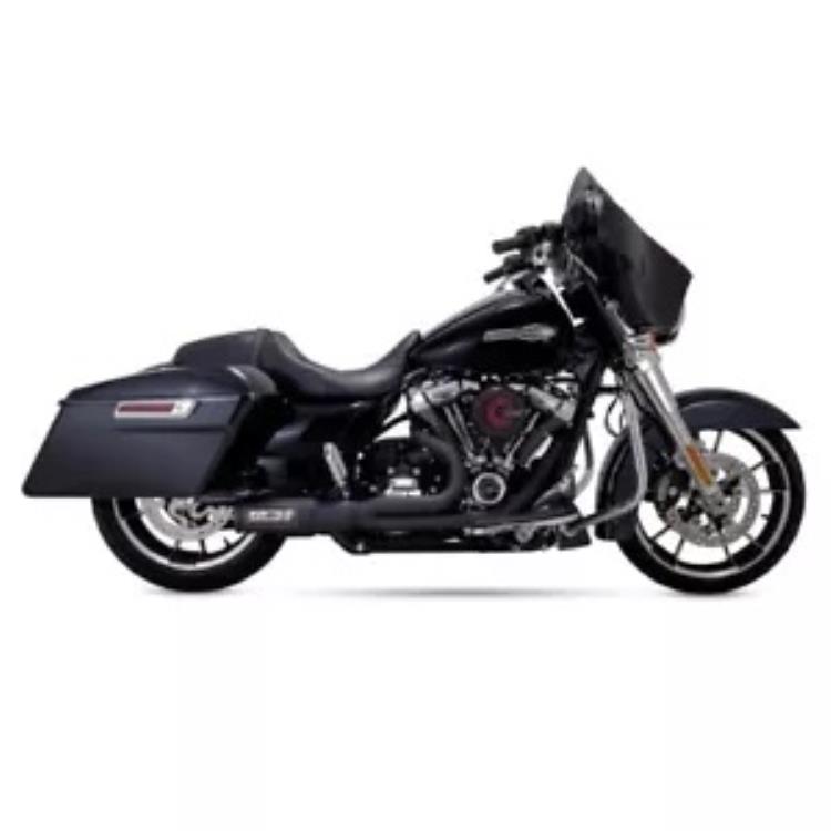 バンス&ハインズ PCX ハイアウトプット RR 2-into-1 フルエキゾースト システム ブラック #47321 Vance & Hines PCX Hi-Output RR 2-into-1 Full Exhaust System Black #47321 【並行輸入品】