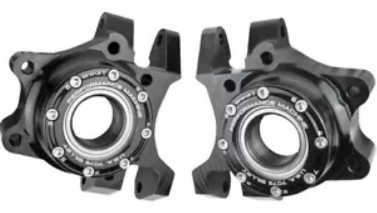 パフォーマンスマシン ベアリングキャリアセット リア ブラック #0221-2003-B ポラリス Performance Machine Bearing Carrier Set Rear Black #0221-2003-B Polaris 【並行輸入品】