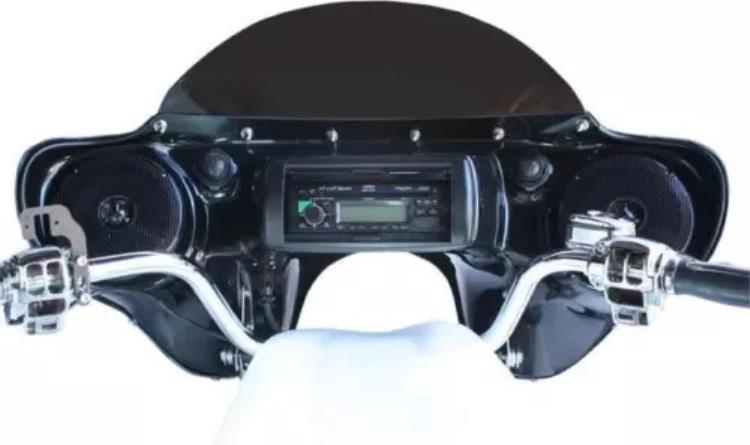 Hoppe Sportzilla フェアリング ブラック ハンドルバー コントロール付き HPKT-0038A ハーレーダビッドソン Hoppe Sportzilla Fairing with Black Handlebar Control HPKT-0038A Harley Davidson 【並行輸入品】