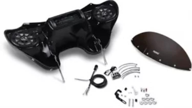 Hoppe Sportzilla フェアリング & ステレオ レシーバー ハンドコントロール付き クローム HPKT-0053A Hoppe Sportzilla Fairing & Stereo Receiver with Hand Controls Chrome HPKT-0053A 【並行輸入品】