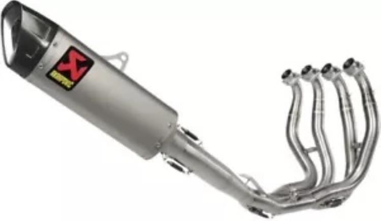 アクラポビッチ レーシングライン 4:1 フルエキゾーストシステム チタン/カーボン S-S13R1-APLT Akrapovic Racing Line 4:1 Full Exhaust System Titanium/Carbon Fiber S-S13R1-APLT 【並行輸入品】