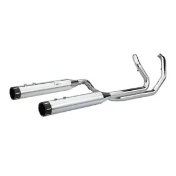 S&S El Dorado エキゾースト クローム ブラック ハイライト トレーサー エンド キャップ付き 550-0701C S&S El Dorado Exhaust Chrome w/Black Highlighted Tracer End Caps 550-0701C 【並行輸入品】
