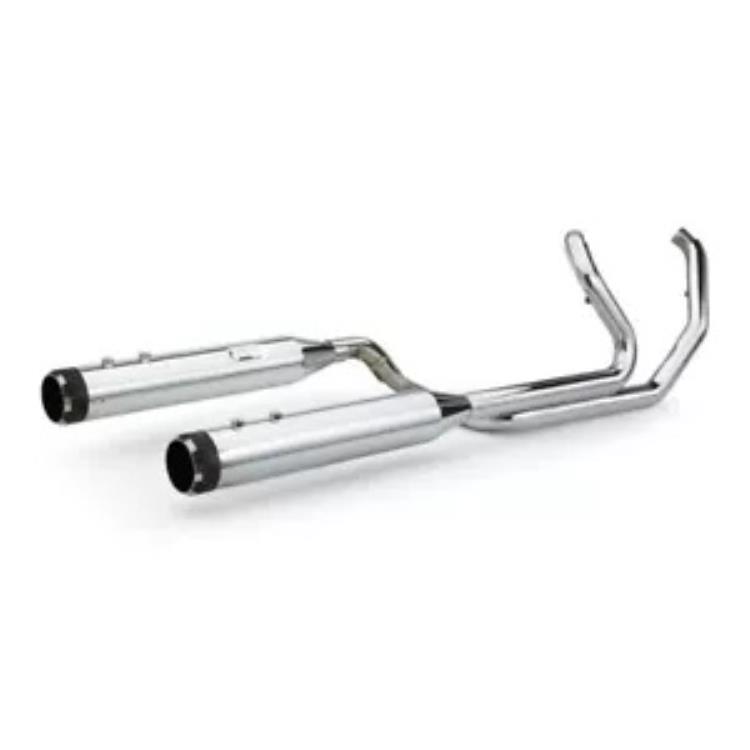 S&S El Dorado エキゾースト クローム ブラック スラスター エンド キャップ付き 550-0677B S&S El Dorado Exhaust Chrome w/Black Thruster End Caps 550-0677B 【並行輸入品】