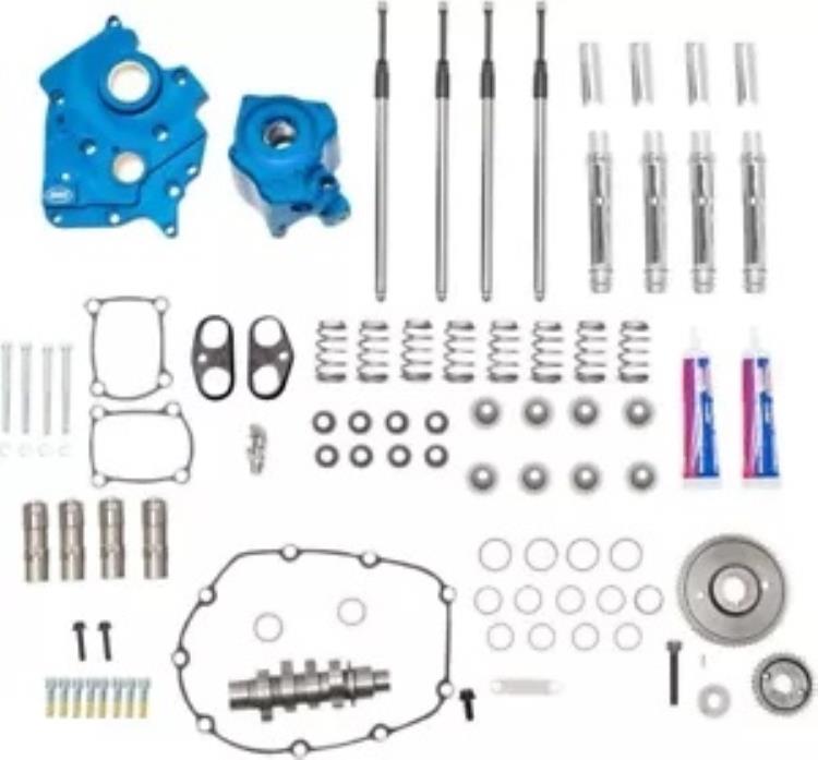 S&S 540G ギア ドライブ カム チェスト キット (クローム プッシュロッド チューブ付き) #310-1119 S&S 540G Gear Drive Cam Chest Kit with Chrome Pushrod Tubes #310-1119 【並行輸入品】 231,165円