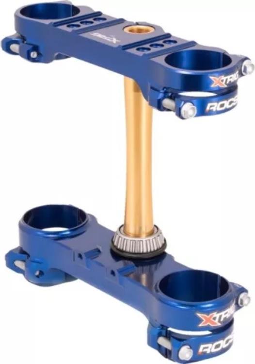 Xtrig ROCS トリプル クランプ キット 1-1/8" 22mm オフセット ブルー #501350701101 Sherco Xtrig ROCS Triple Clamp Kit 1-1/8" 22mm Offset Blue #501350701101 Sherco 【並行輸入品】｜カスタムパーツ WORLD倉庫