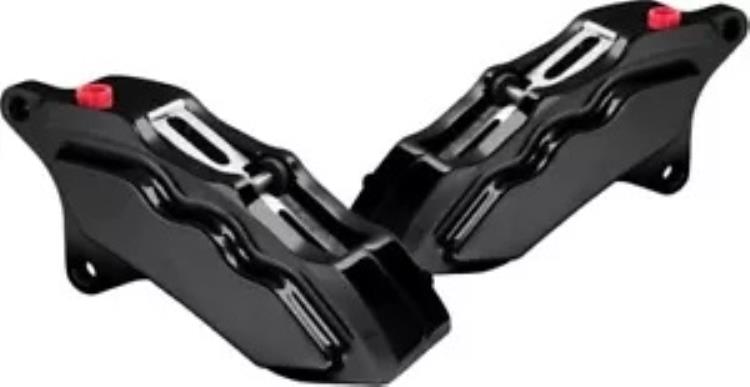Hawg Halters 6 ピストン ブレーキ キャリパー キット デュアル ディスク 11.5 インチ フロント ブラック #FKDDAB6001 Hawg Halters 6-Piston Brake Caliper Kit Dual Disc 11.5\