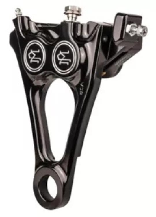 Performance Machine 4 ピストン一体型リア ブレーキ キャリパー CC ブラック 1256-0084-BM Performance Machine 4-Piston Integrated Rear Brake Caliper CC Black 1256-0084-BM 【並行輸入品】｜カスタムパーツ WORLD倉庫