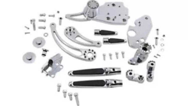 Hawg Halters 調整可能なフォワードコントロール (スロット付きレバー付き) クローム FCK-F14CS-FR-S Hawg Halters Adjustable Forward Controls w/ Slotted Levers Chrome FCK-F14CS-FR-S 【並行輸入品】